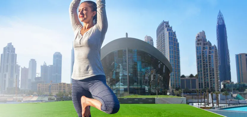Yoga at Dubai Opera