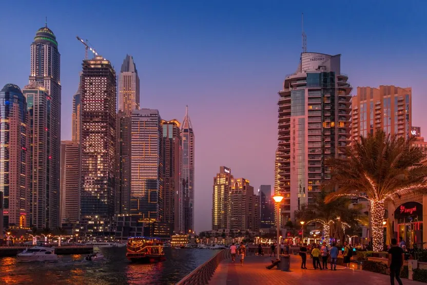 dubai marina view