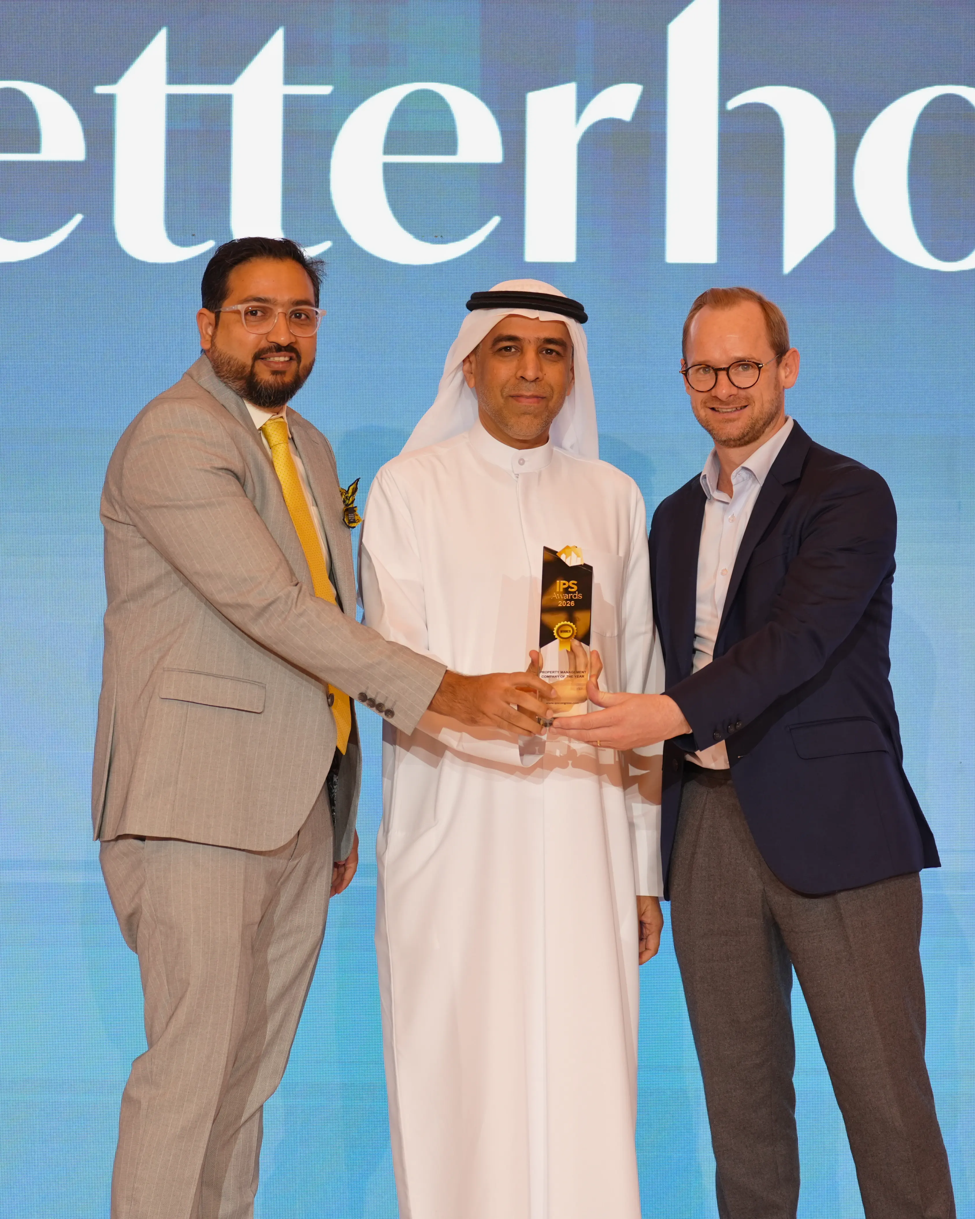 named Property Management Company of the Year at IPS Awards for second year running