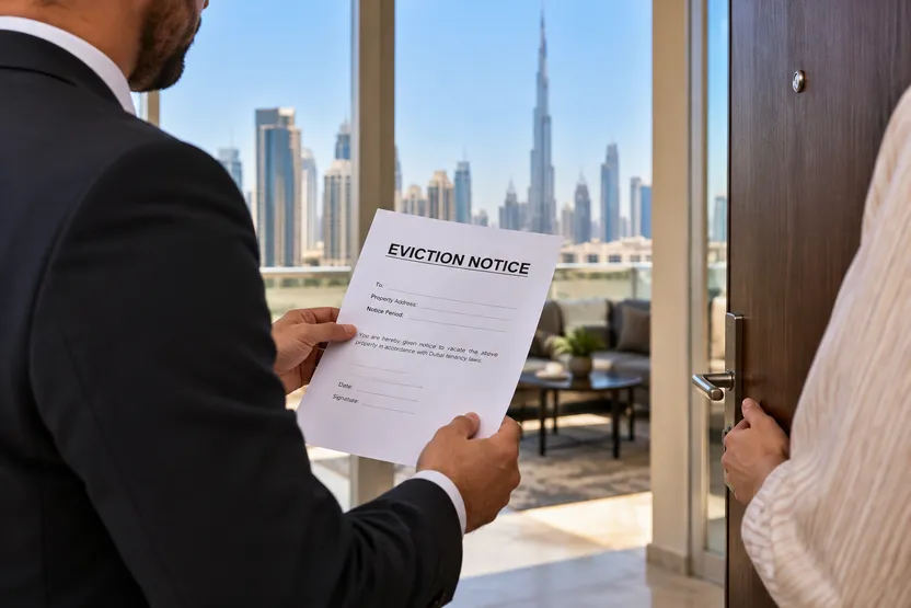 Eviction notice in Dubai: types, notice periods and how to serve it