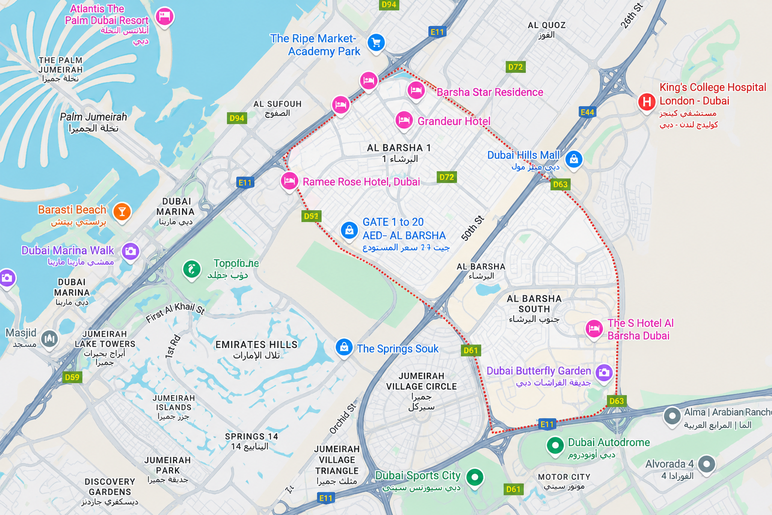 Al Barsha community overview