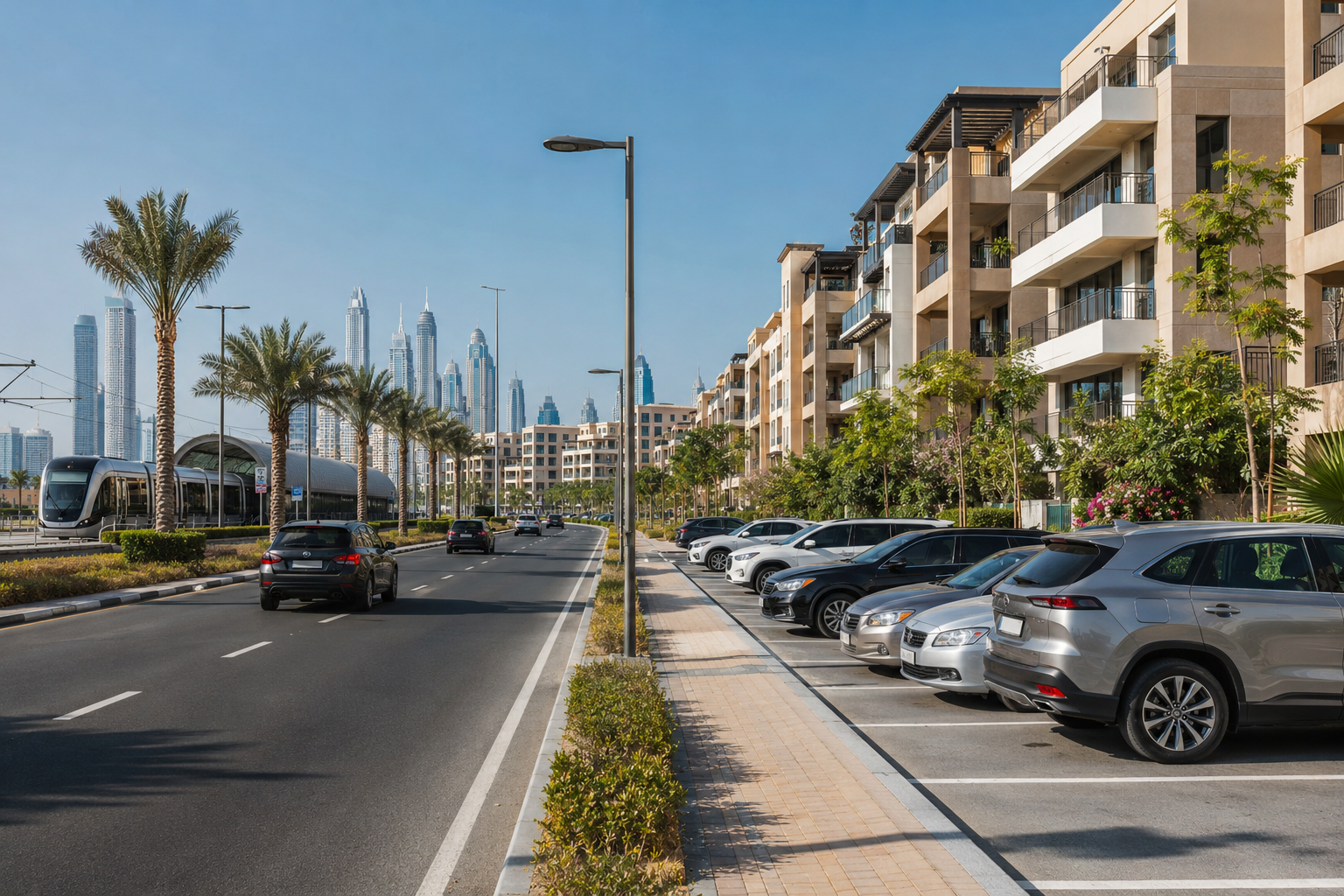 Al Sufouh 2’s transportation & parking