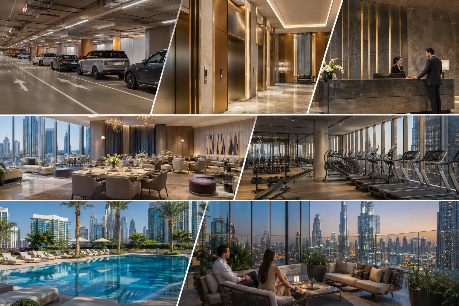 Amenities in Burj Vista