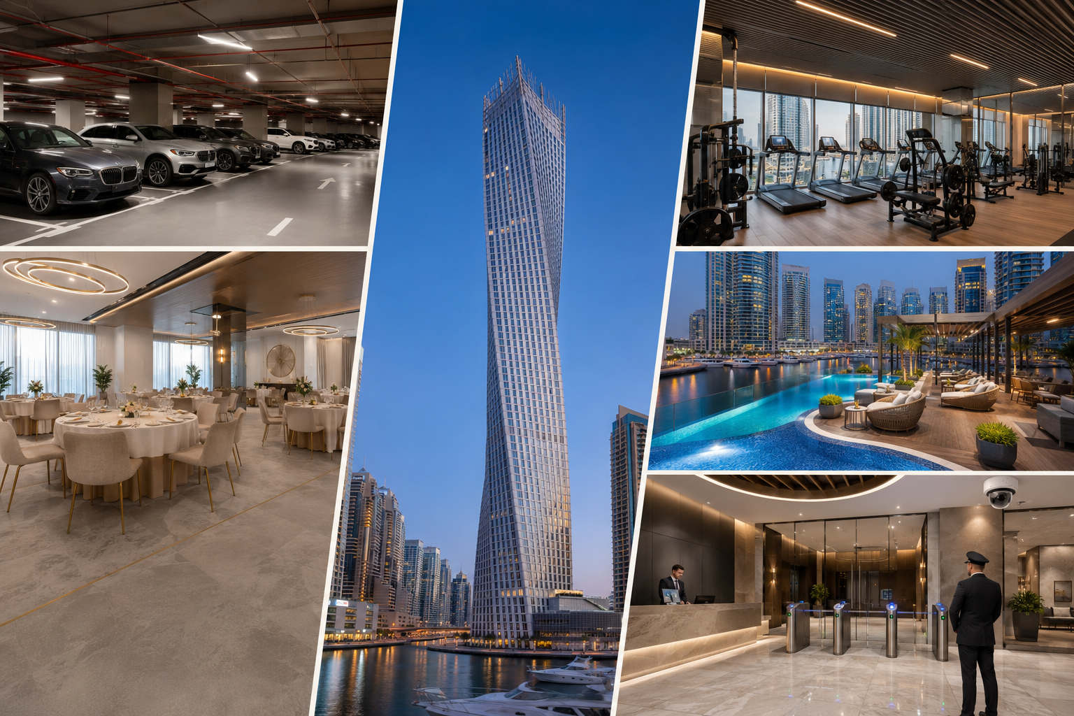 Amenities in Cayan Tower
