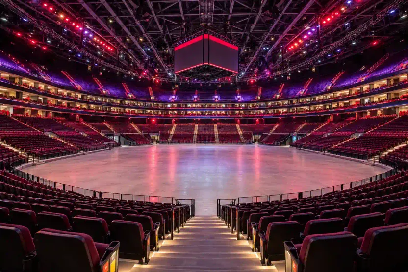 How is Coca-Cola Arena laid out?