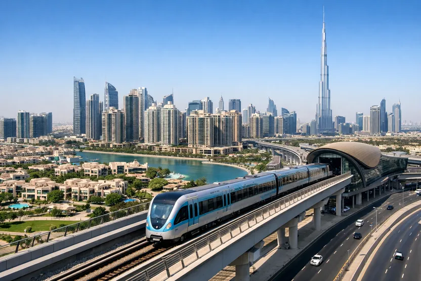 Dubai Communities with Metro Access