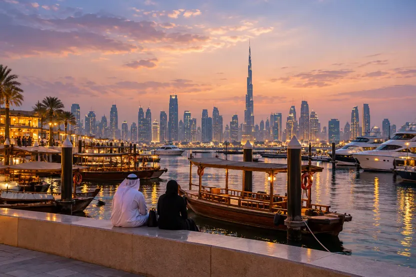 Why do many residents feel positive about Dubai?