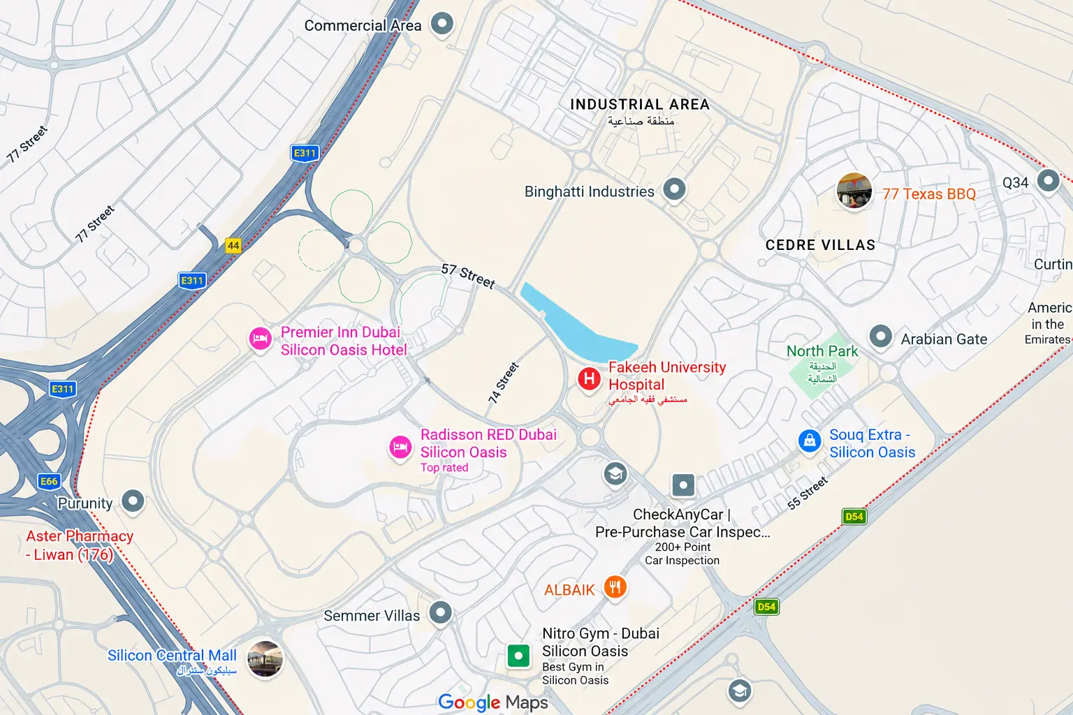 Dubai Silicon Oasis’s location & connectivity