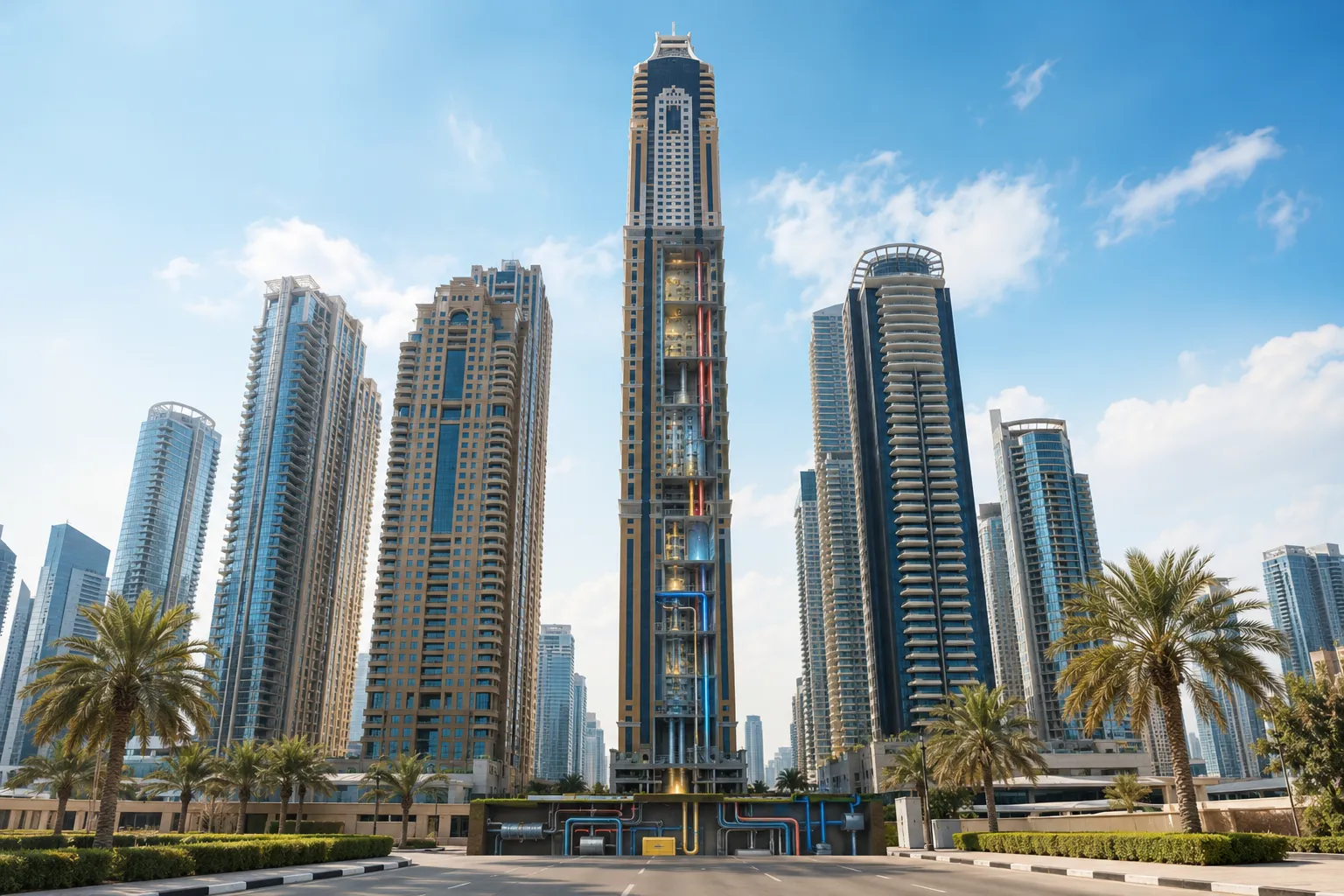 Elite Residence infrastructure