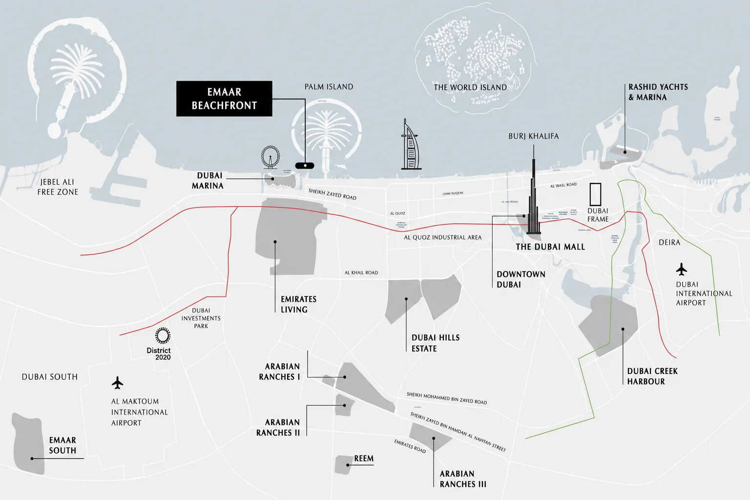 Emaar Beachfront community overview
