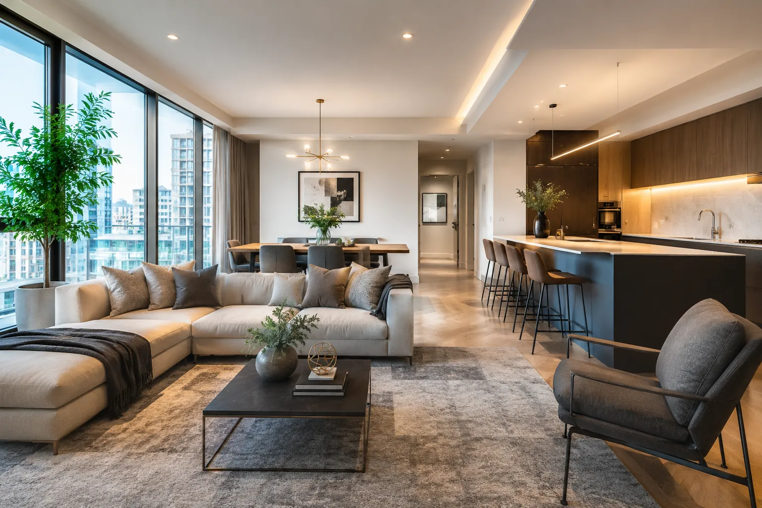 Executive Towers apartment layouts by unit type