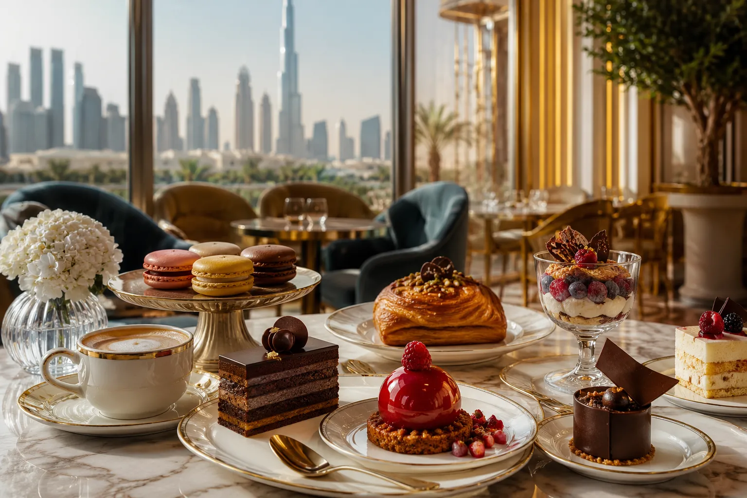 Famous cafés in Dubai for desserts and sweet treats