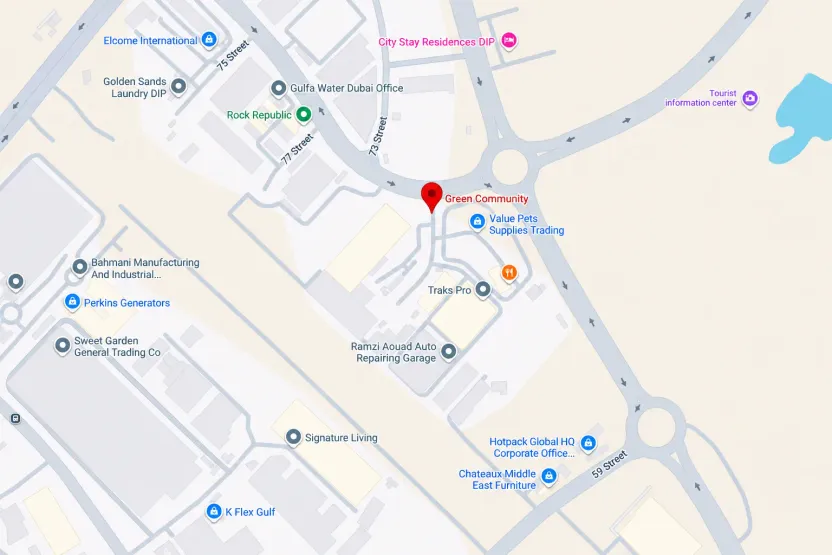 Green Community’s location and connectivity