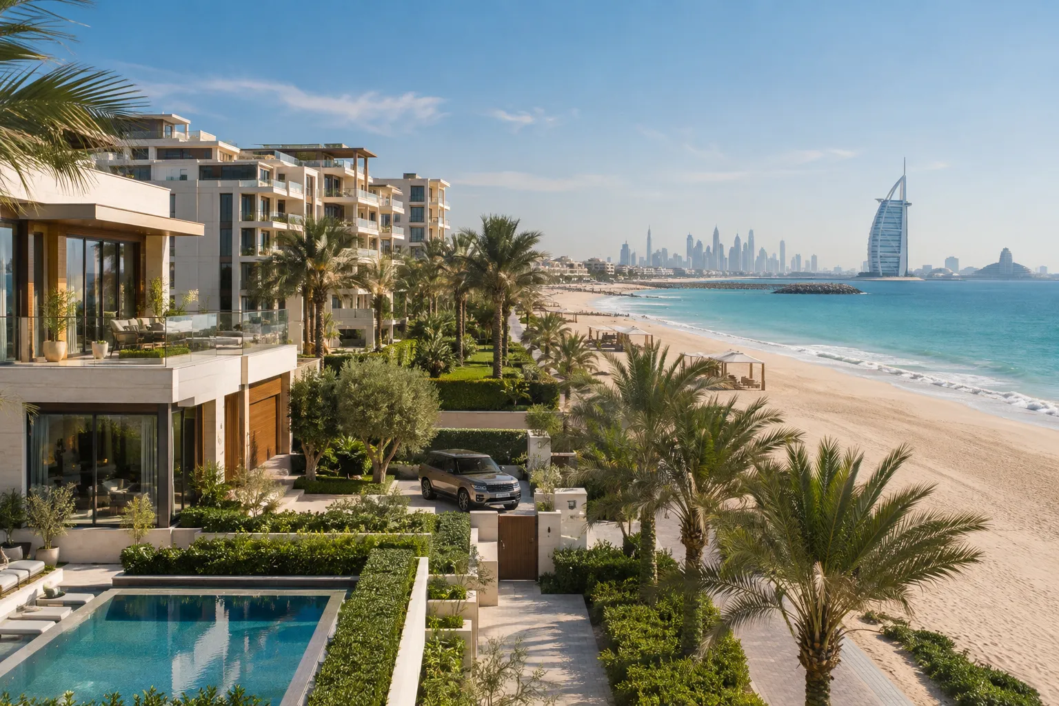 How much does it cost to live near Jumeirah Beach