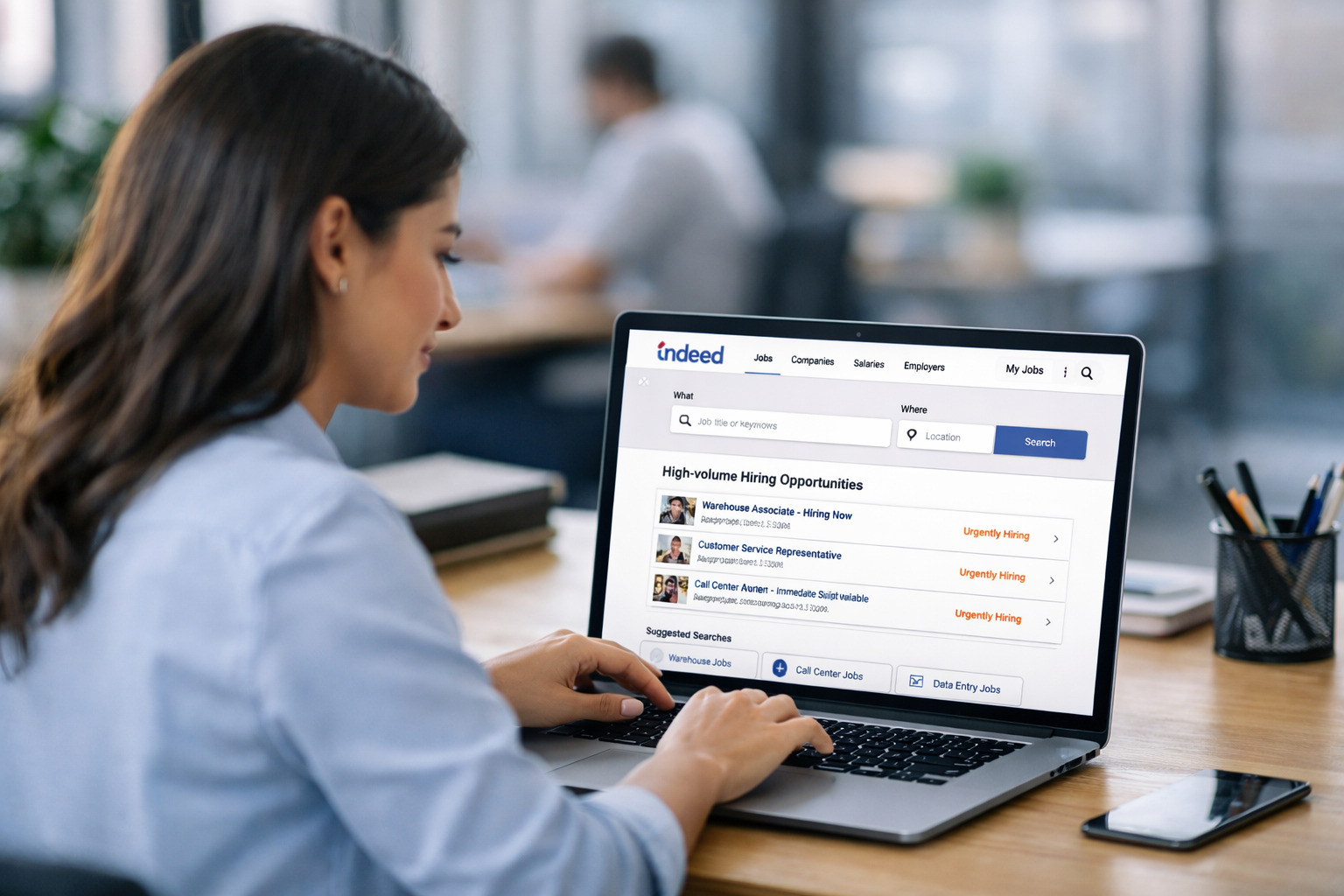 Indeed for high-volume job searches