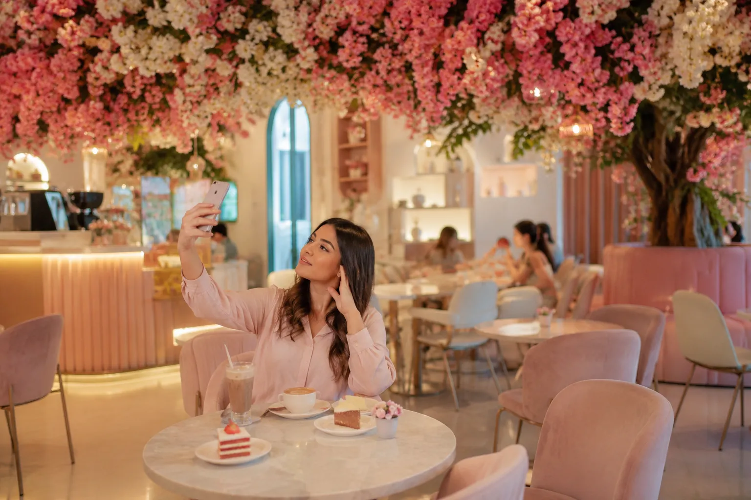 Instagrammable cafés for photos and aesthetic interiors