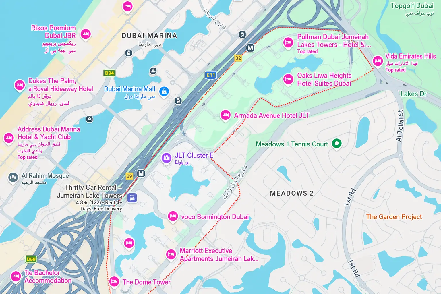 Jumeirah Lake Towers community overview