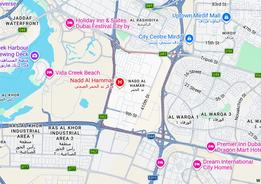 Location and connectivity in Nad al Hamar