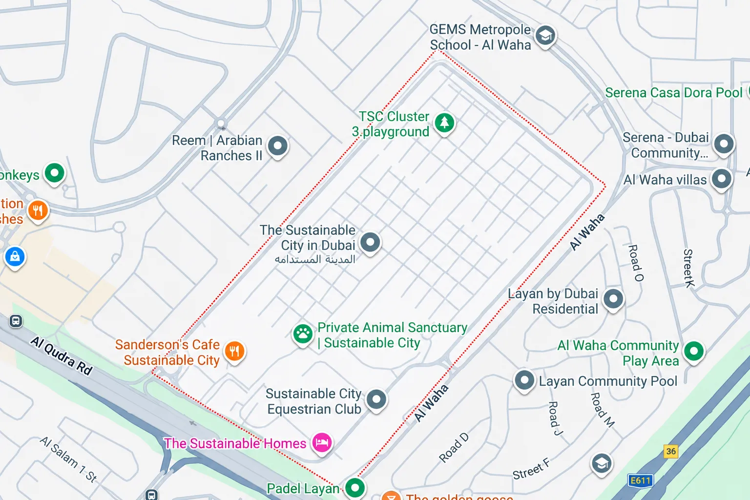 Location and connectivity in The Sustainable City