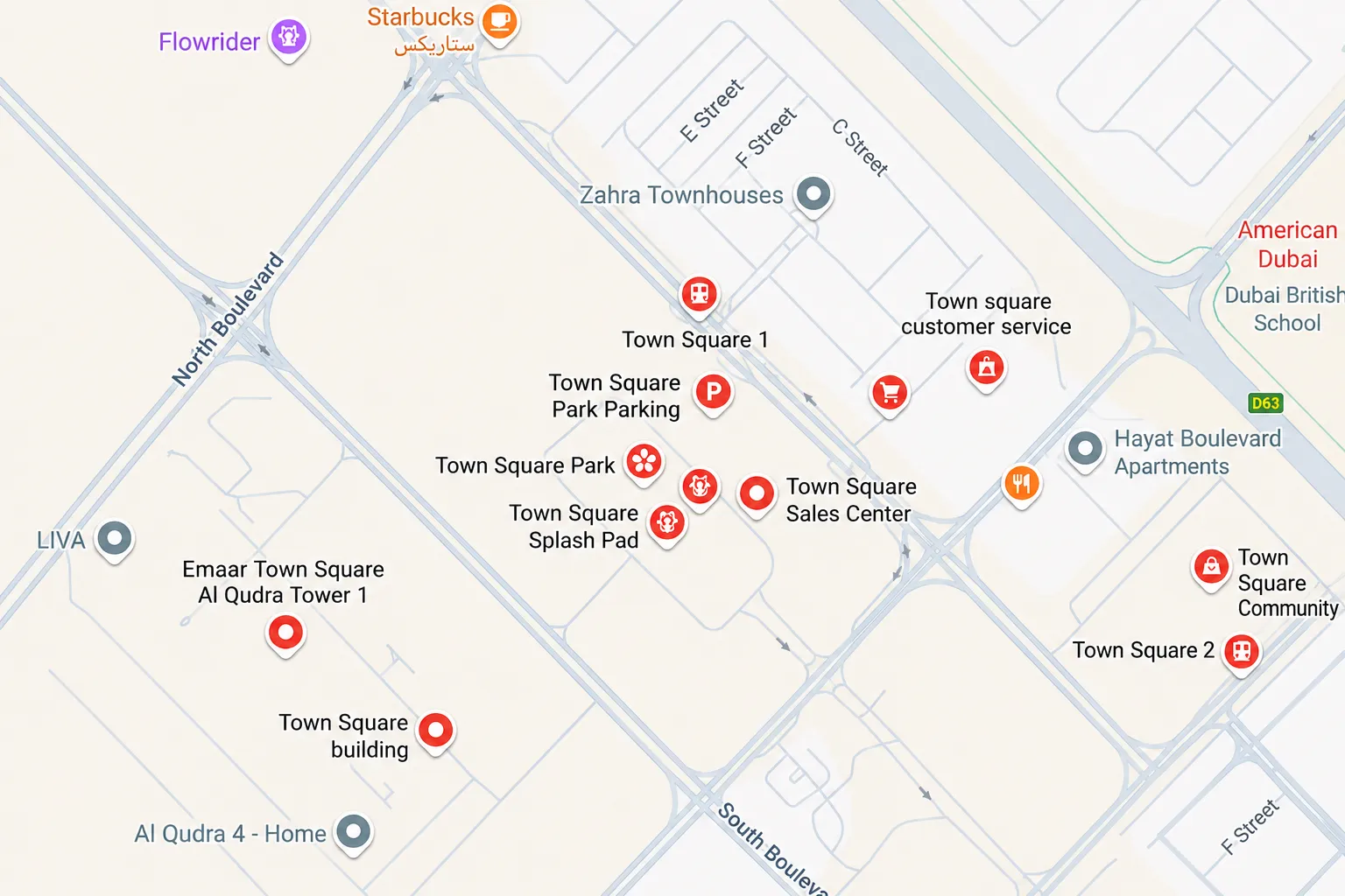 Location and connectivity in Town Square