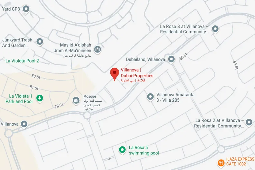 Location and connectivity in Villanova