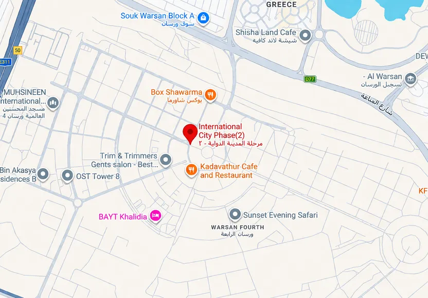 Location & connectivity in International City Phase 2