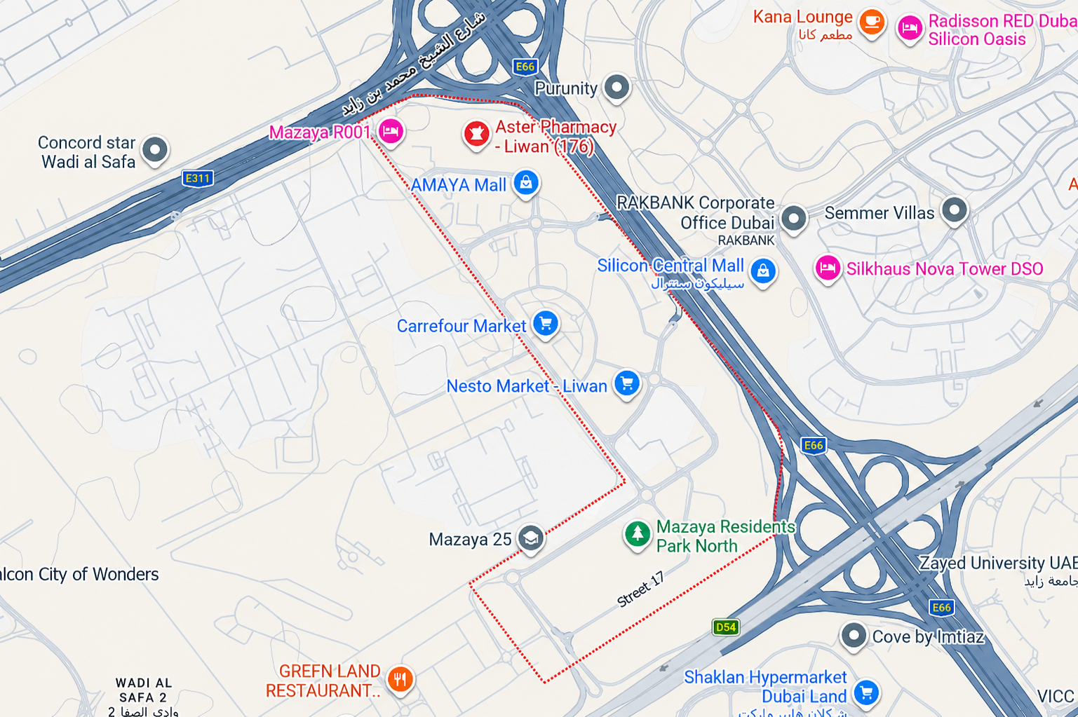 Location & connectivity in Liwan