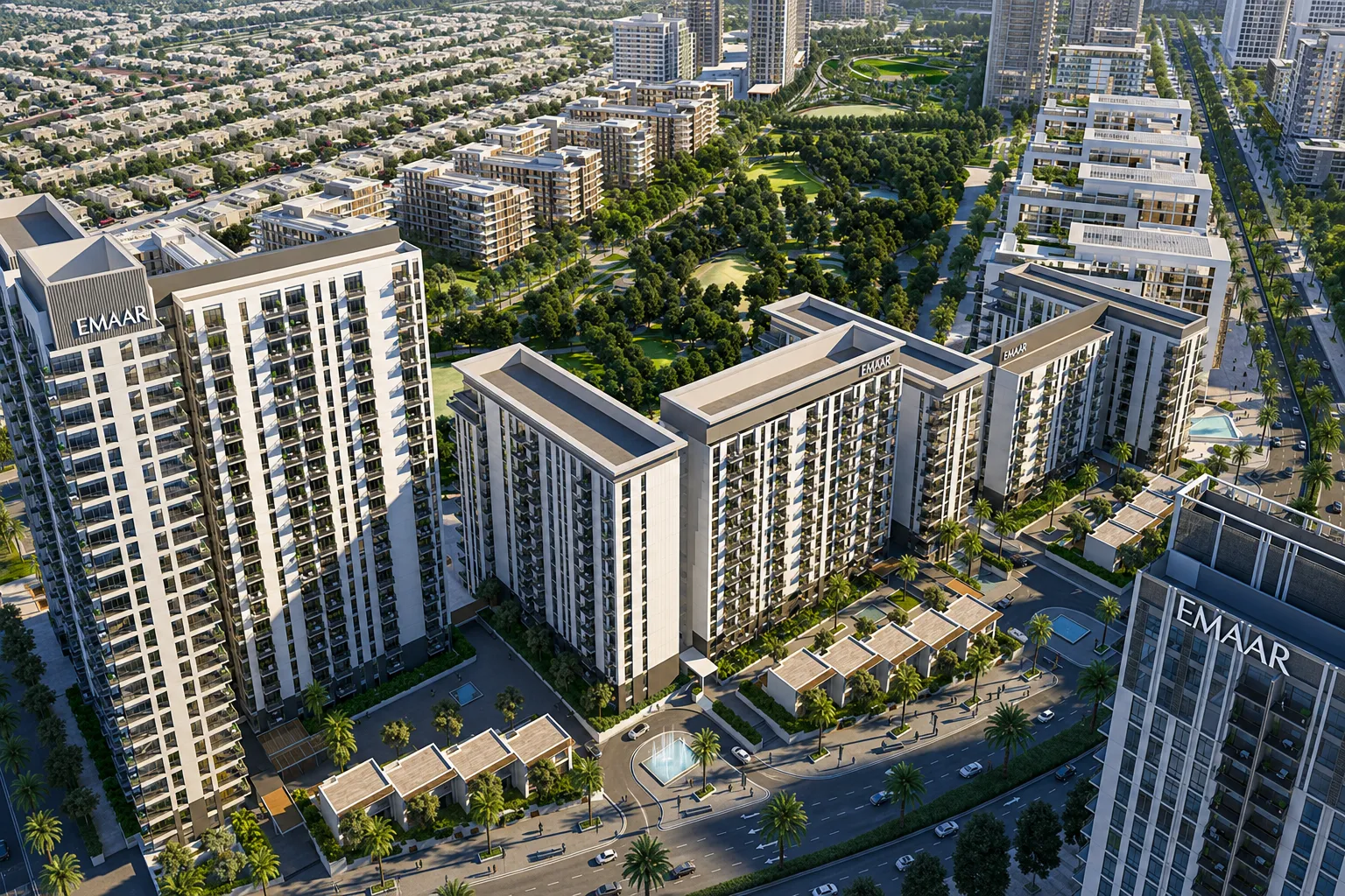 Most popular buildings and areas in Dubai Hills Estate