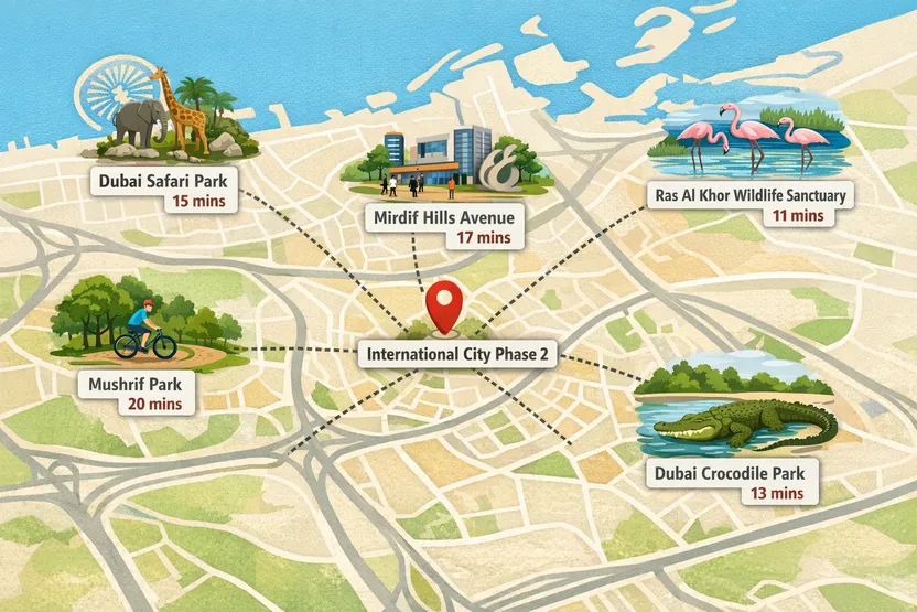 Nearby landmarks