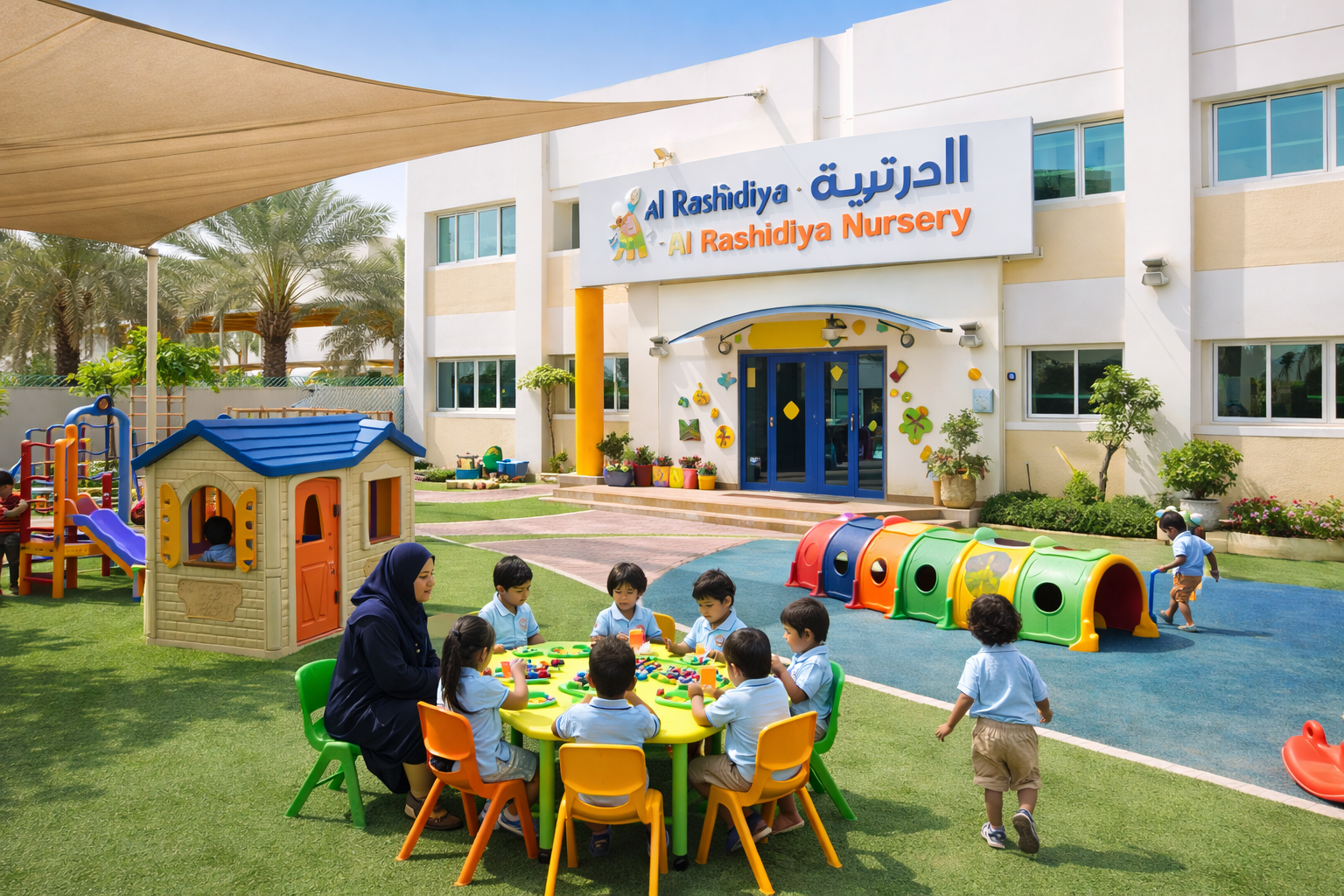 Nurseries in and around Al Rashidiya