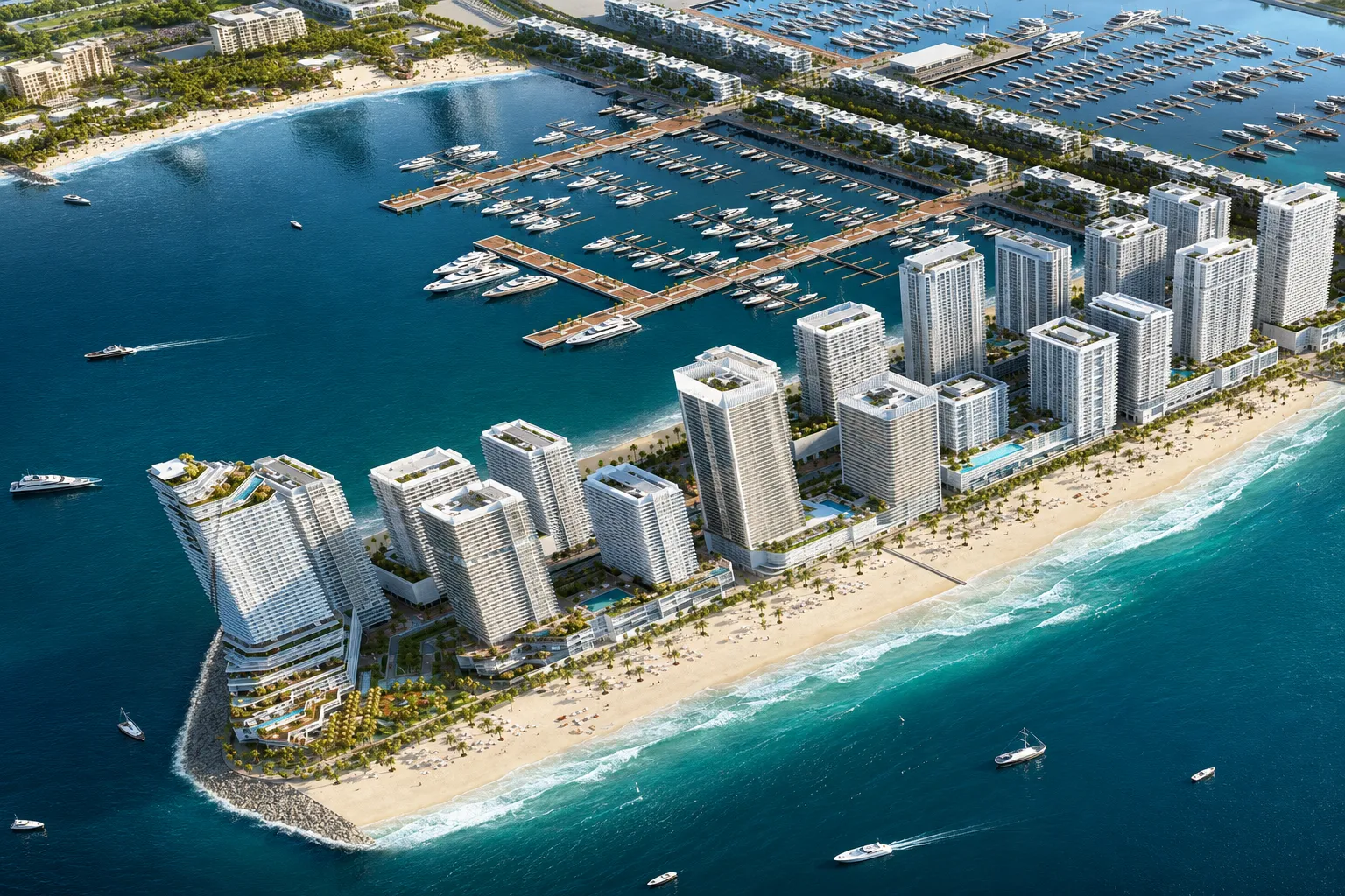Off-plan properties in Emaar Beachfront