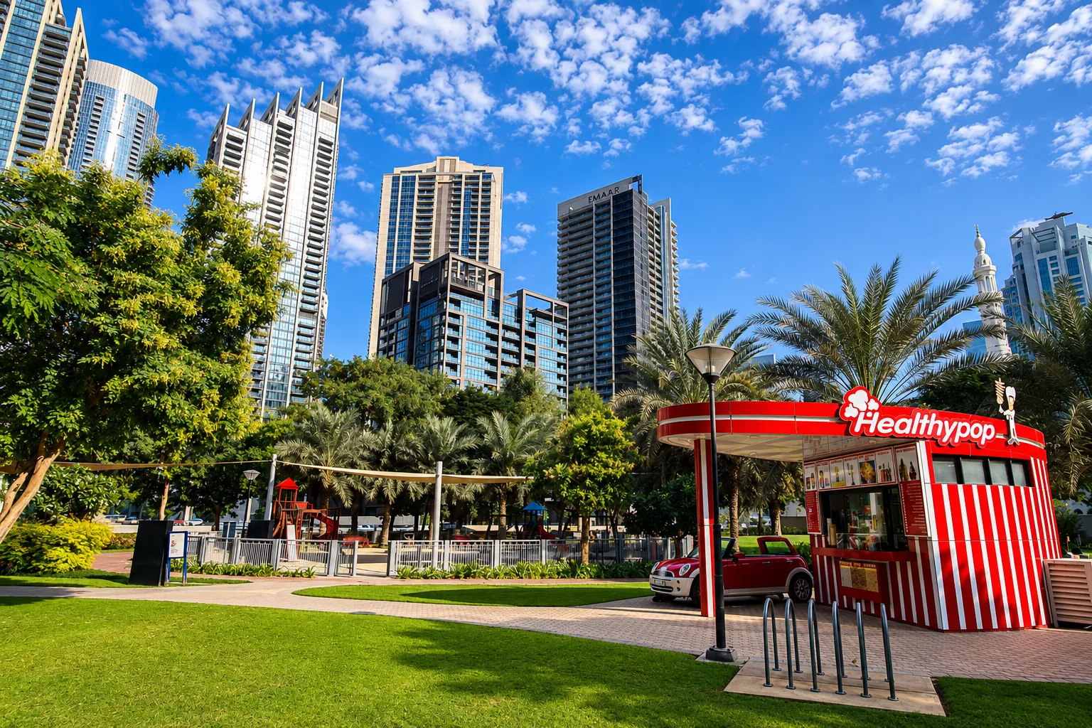 Outdoor spaces and parks in Business Bay
