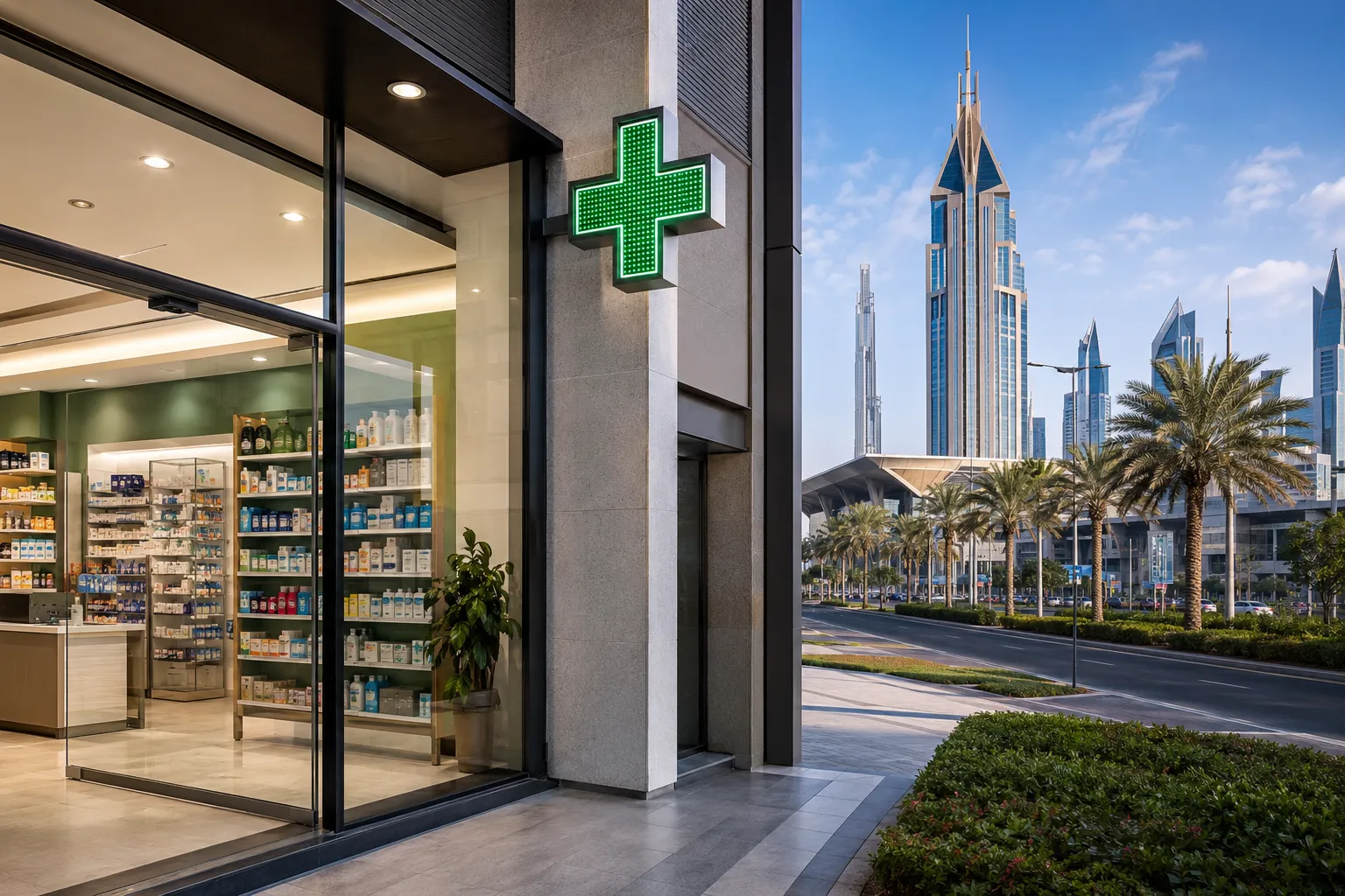 Pharmacies in and around the Dubai World Trade Centre