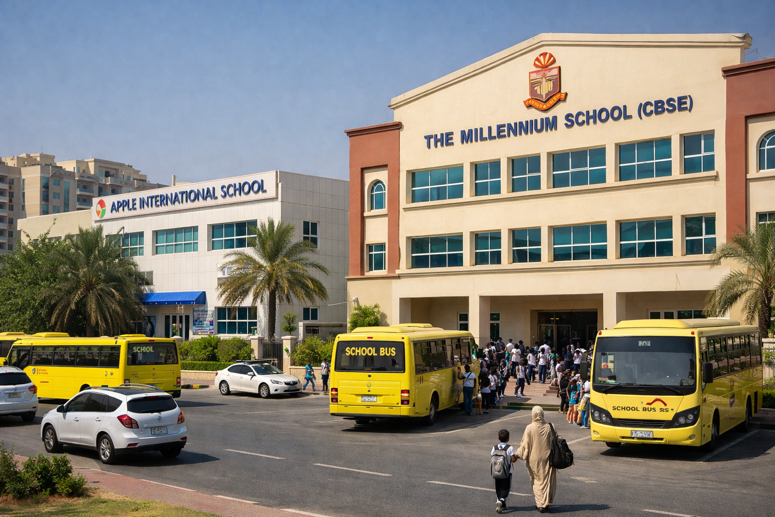 Schools in and around Al Qusais