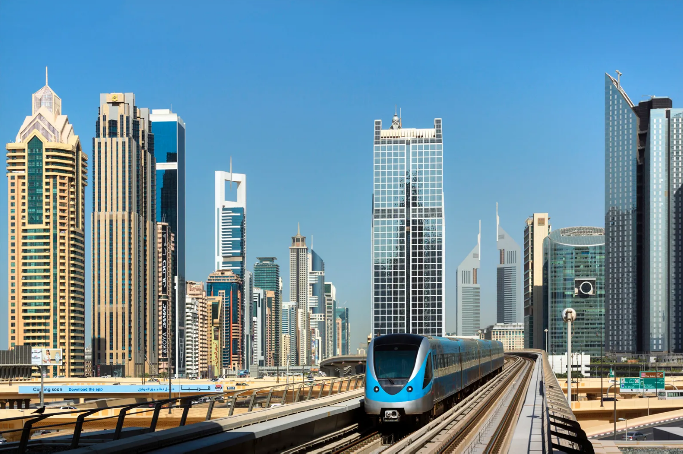 The Dubai Metro