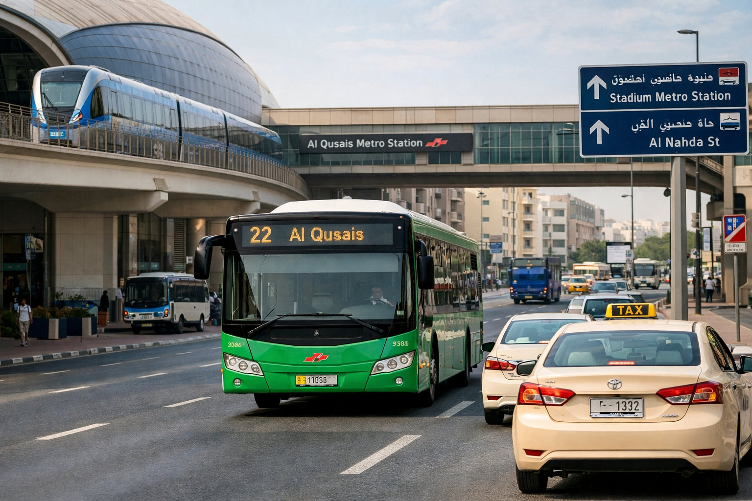 Transportation & parking in Al Qusais