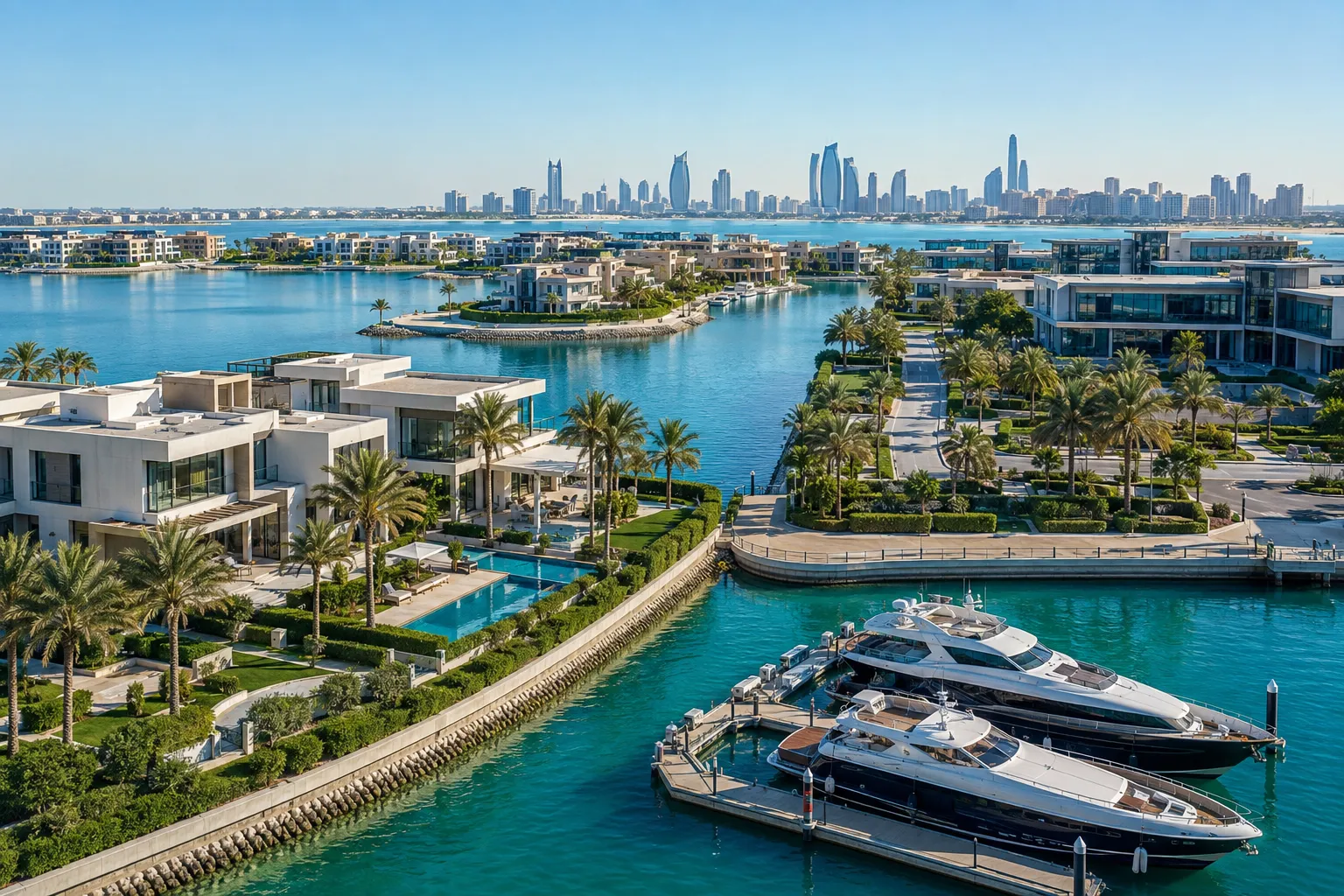 Ultra-prime island communities in Abu Dhabi