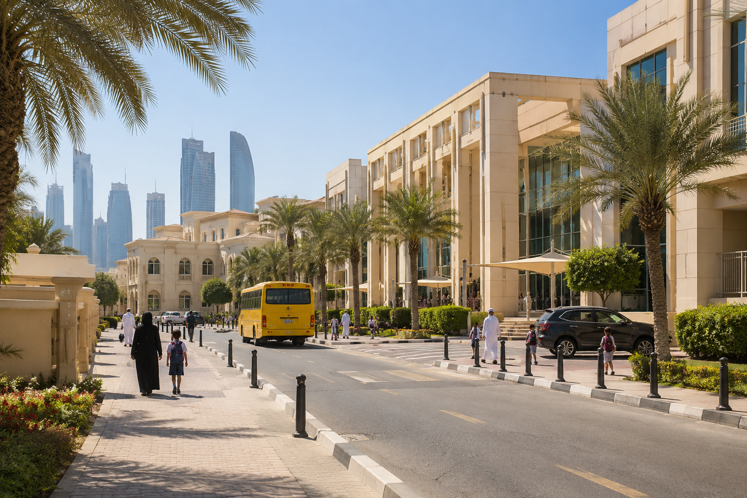 Which areas in Abu Dhabi have the best schools