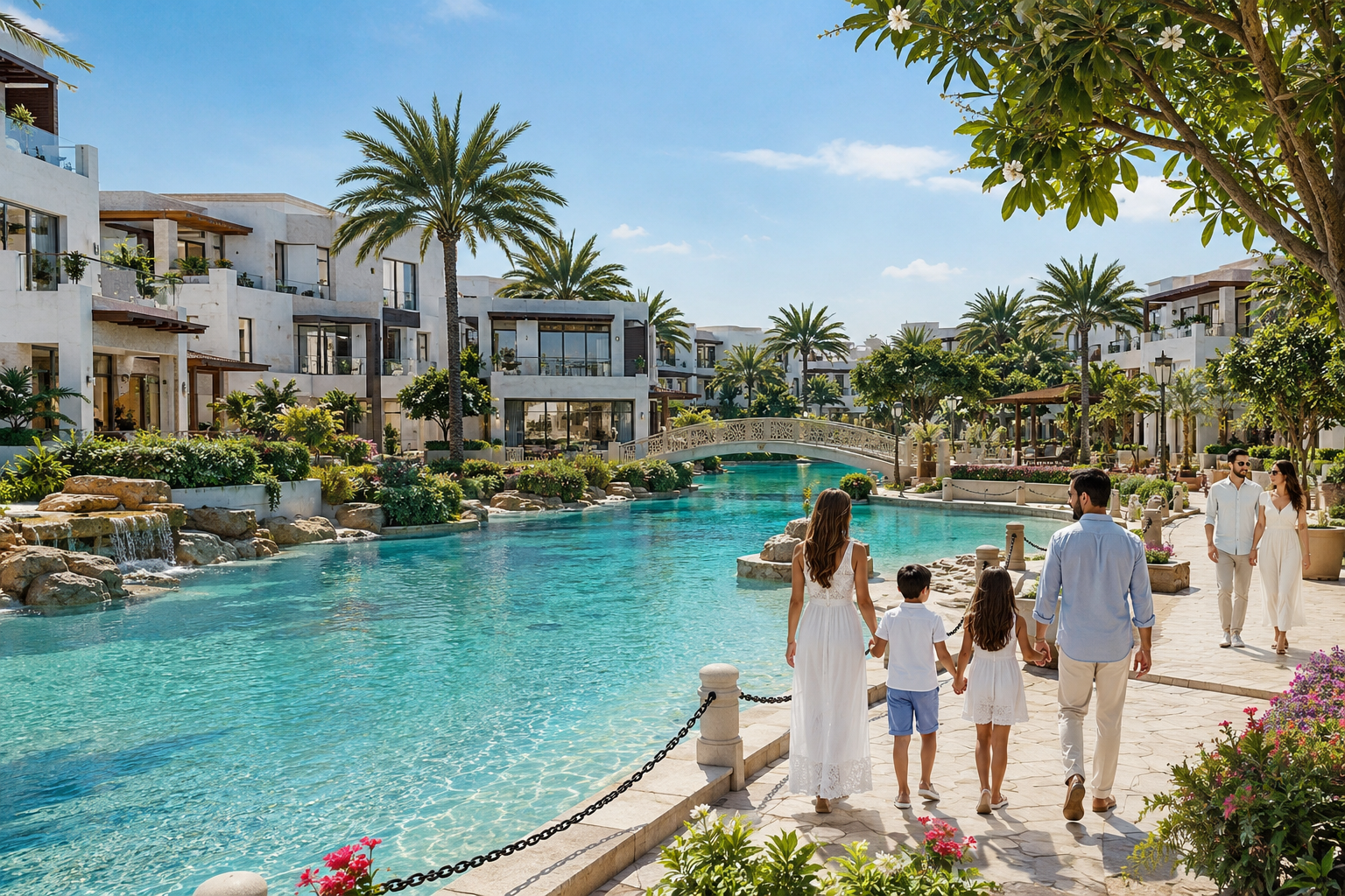 Who is the DAMAC Lagoons best for