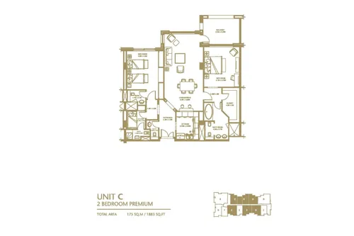 2 Bedrooms Apartment in Golden Mile 6