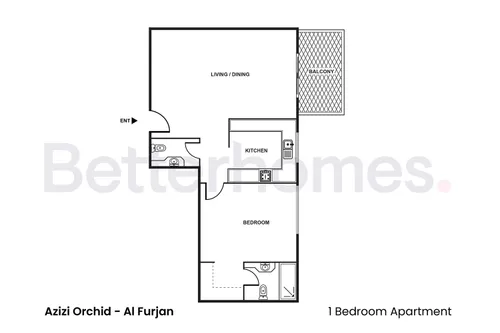 1 Bedroom Apartment in Azizi Orchid