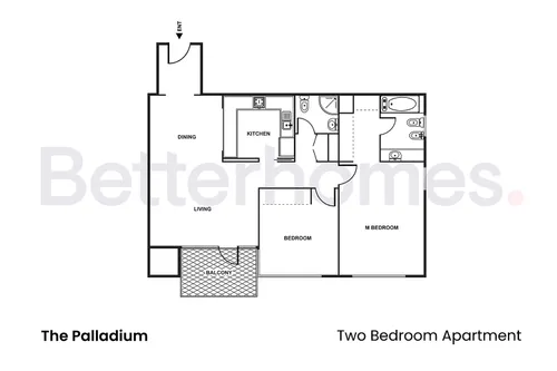 2 Bedrooms Apartment in The Palladium