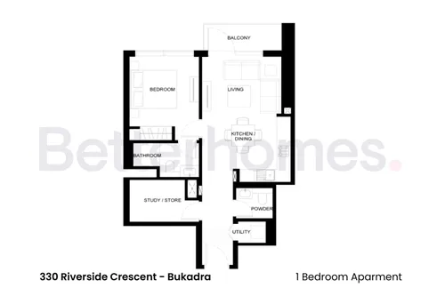 1 Bedroom Apartment in 330 Riverside Crescent