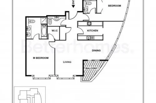 2 Bedrooms Apartment in Aurora Tower