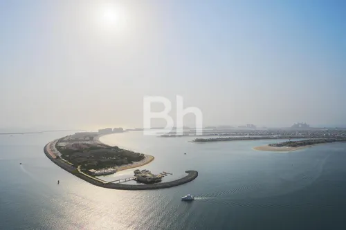 Sea and Palm View | High floor | Private Beach