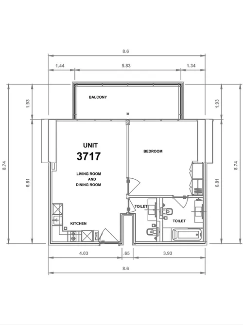1 Bedroom Apartment in Terhab Hotels & Towers
