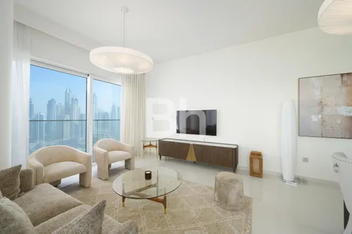 Stunning | High Floor | Palm and Marina Views