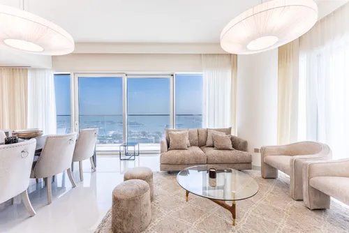 Stunning | High Floor | Palm and Marina Views