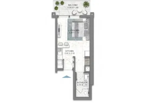 Apartment in Damac Riverside Views Azure 2