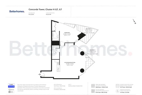 1 Bedroom Apartment in Concorde Tower